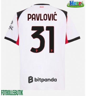 AC Milan Strahinja Pavlovic #31 Bortatröja 2025-26 Kortärmad